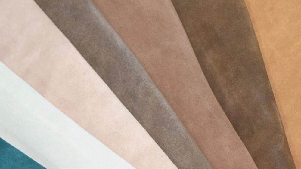 Leather suitable for making suede shoes