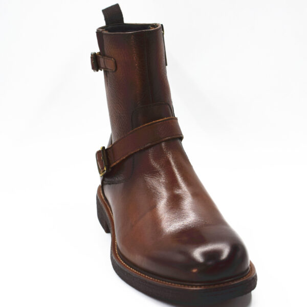 customized brown mens leather hiking boots