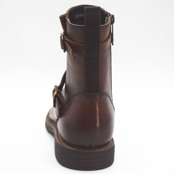 customized brown mens leather boots Kazar brand