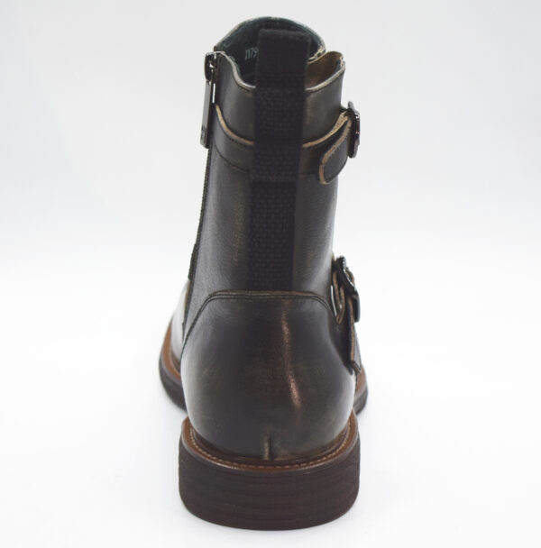 customized brown mens leather boots chukka boots