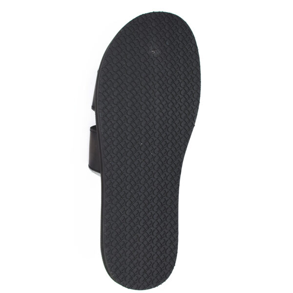 cow black leather summer men sandals shoes
