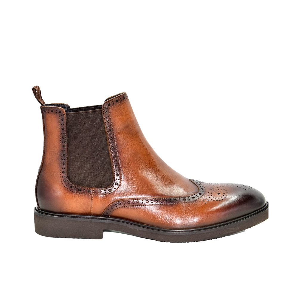 brown chelsea boots mens leather boots factory