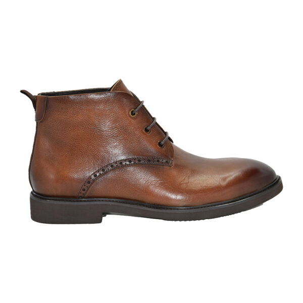 Cowhide leather high formal shoes for men brown dress shoes Goodyear shoes