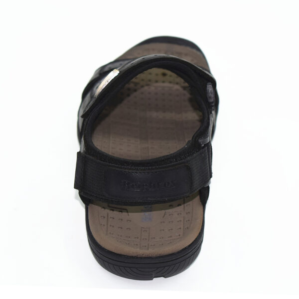 black comfort leather sandals shoes beach shoes