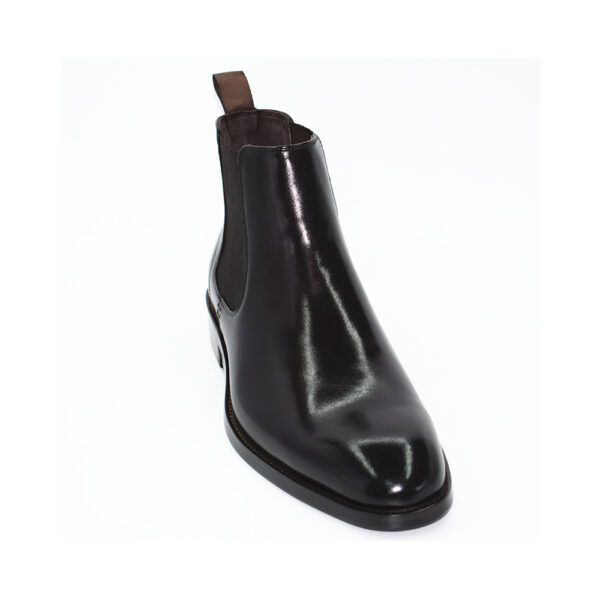 Cowhide leather high formal shoes for men brown dress shoes Goodyear shoes