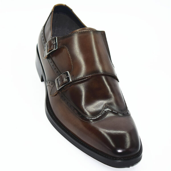 brown Cowhide leather formal shoes for men