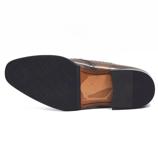 brown Cowhide leather formal shoes