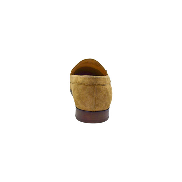 Formal Shoes: Stylish Light - Brown Suede Buckle Loafers