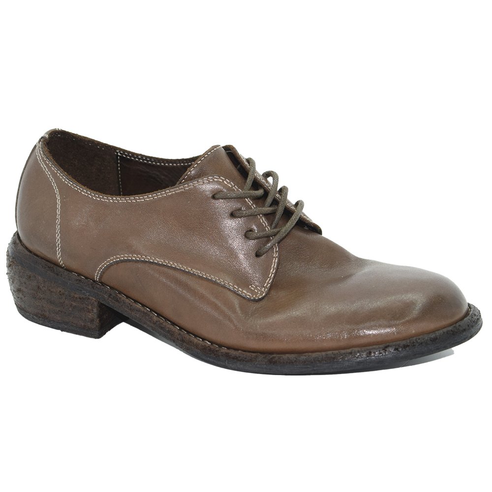 Ladies washed leather shoes