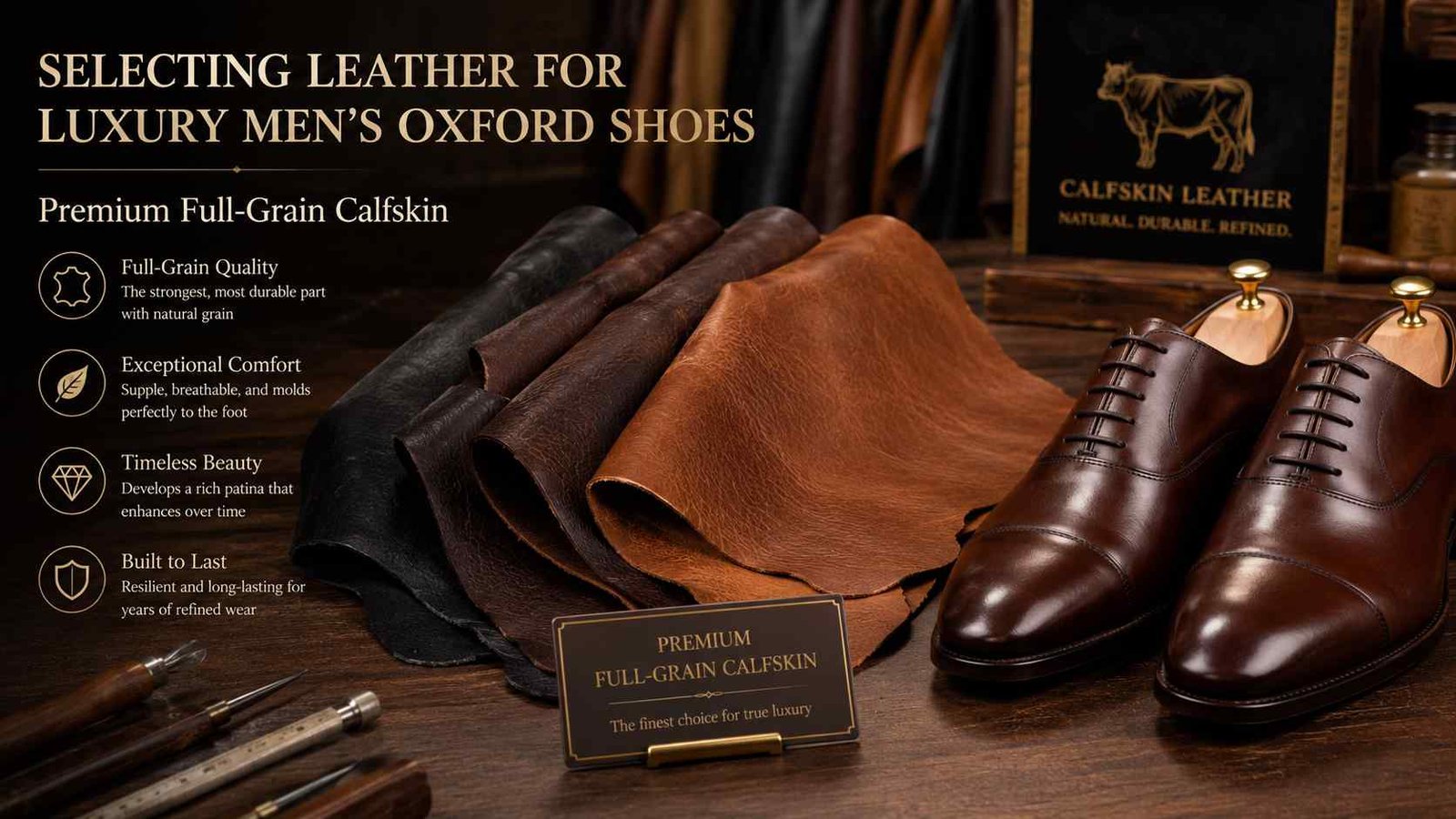luxury men's oxford shoes