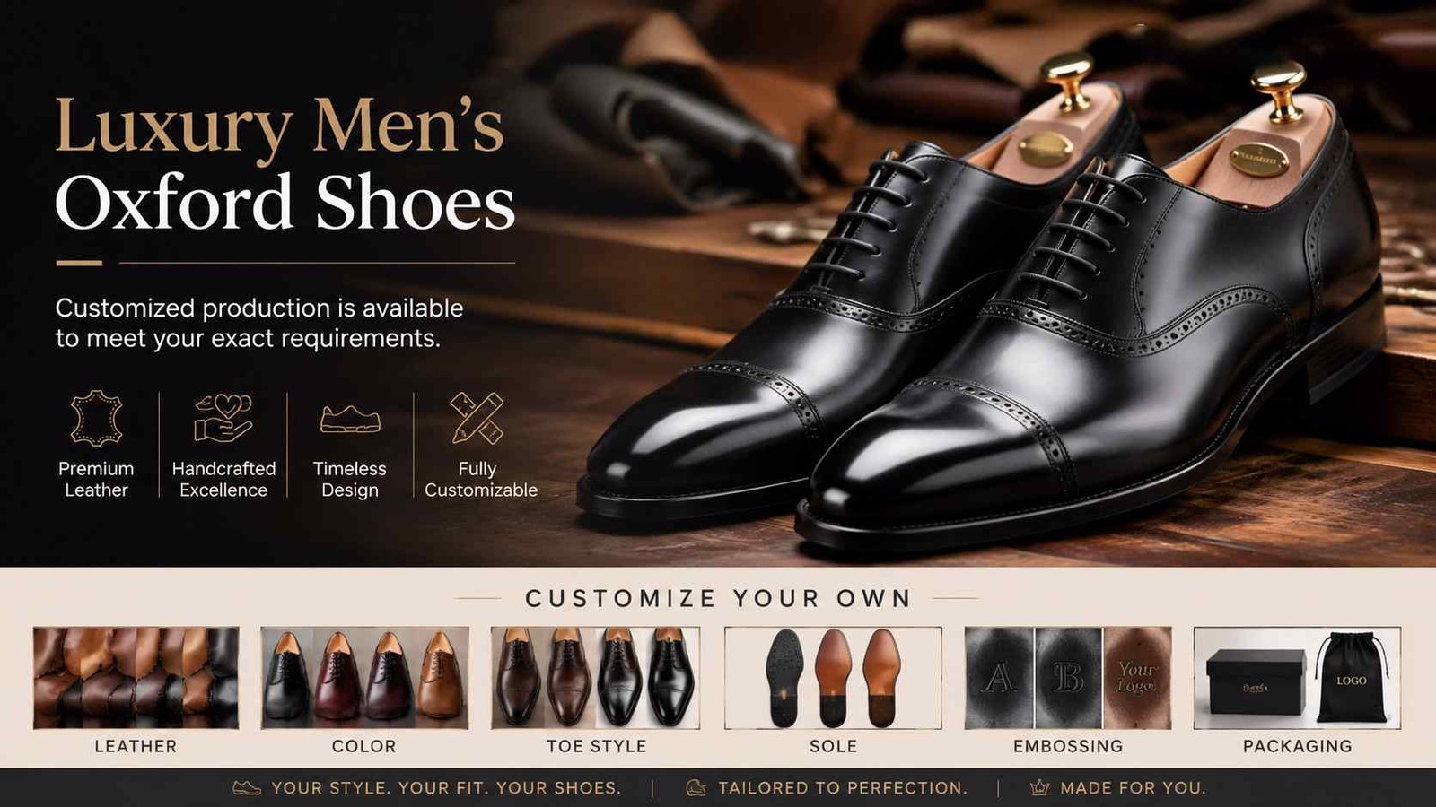 luxury men's oxford shoes