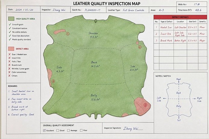 Implementing strict leather grading rules