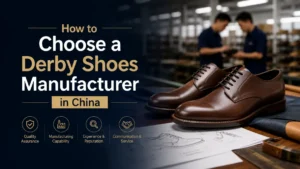 Derby Shoes Manufacturer in China
