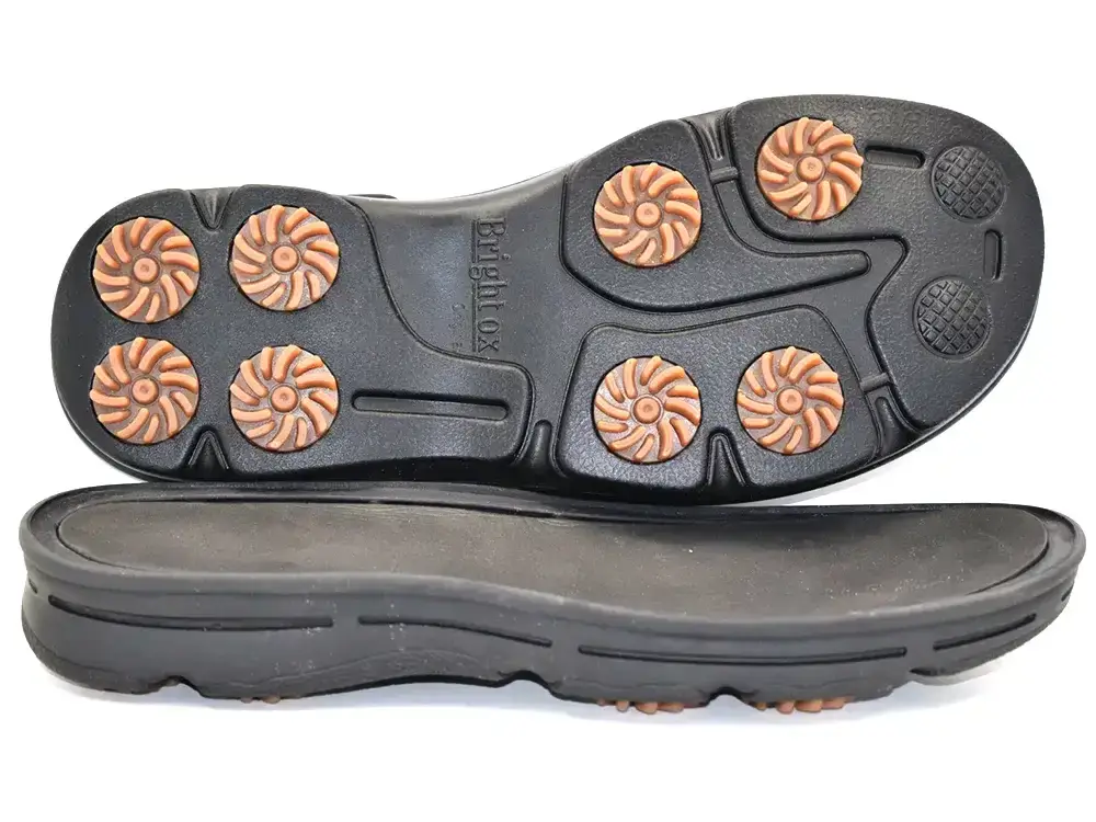 The sole of mens flip flops