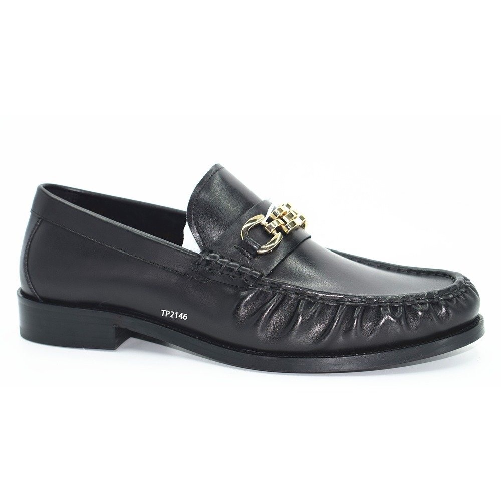 black Peche Loafers manufacturer
